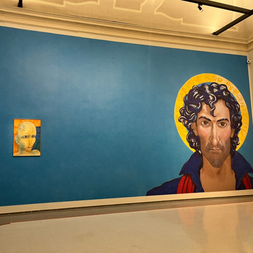 Grafica allestimento produzione e stampa Produzione stampa e allestimento- Mostra Andrea Pazienza